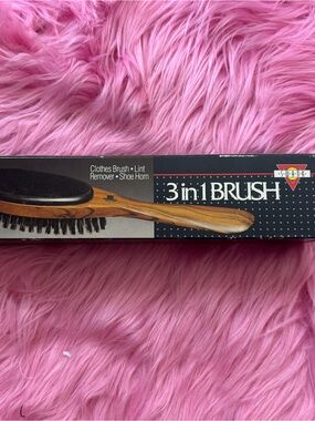 Vintage Swank West Germany 3-in-1 Clothes Brush Shoe Horn w Box